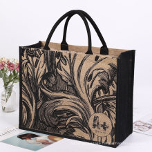 Factory Sale Customized Promotional Reusable Eco Friendly Manufacturers Shopping Jute Tote Bag